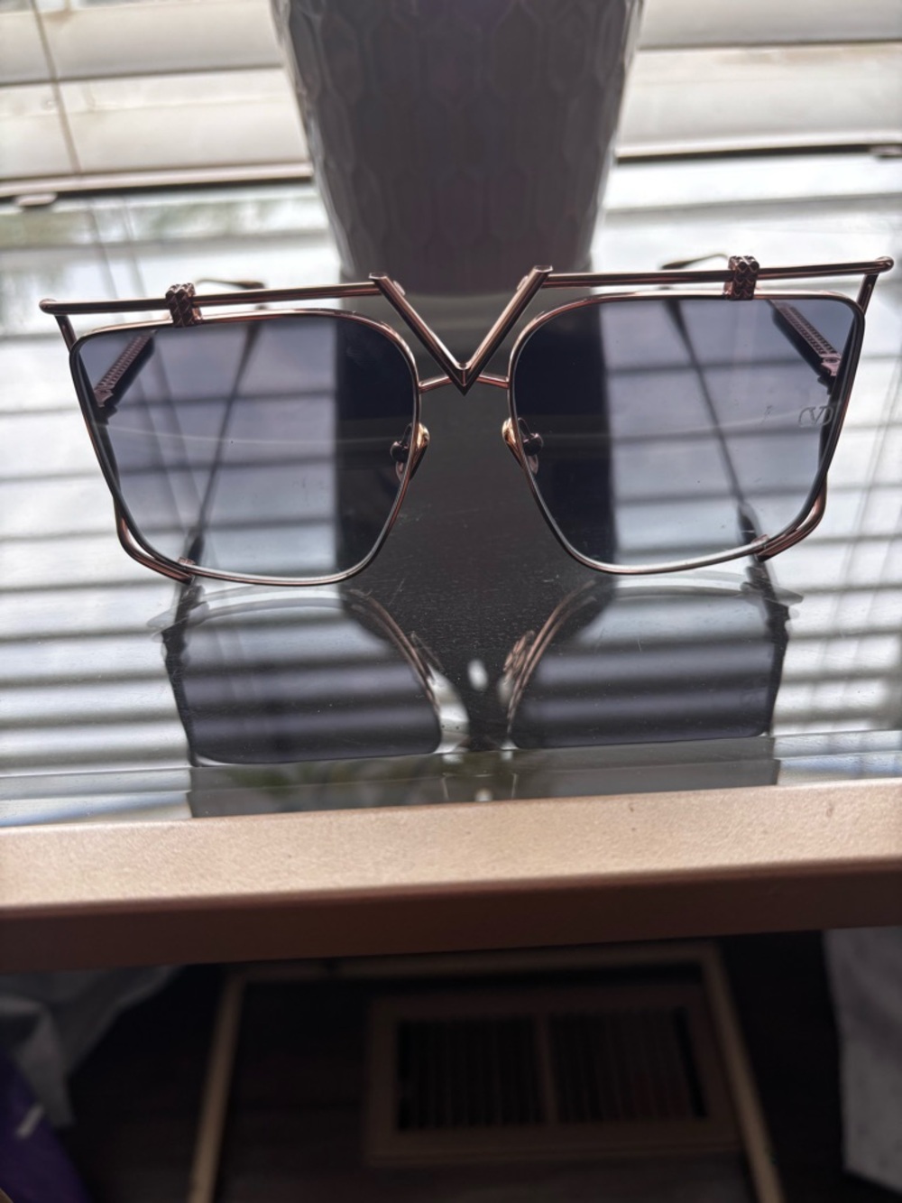Valentino V-Light Titanium Sunglasses - Picture 9 of 15